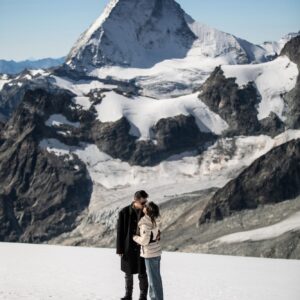 Zermatt Marriage Proposal with Matterhorn View