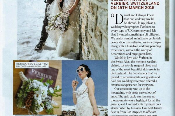 Perfect Wedding Magazine Verbier, Planner Above & Beyond Verbier