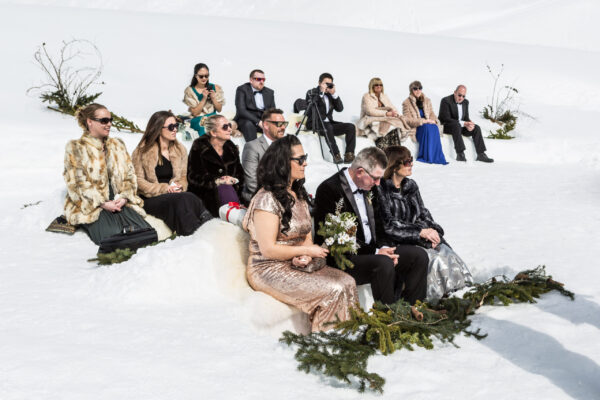 adventure wedding snow verbier